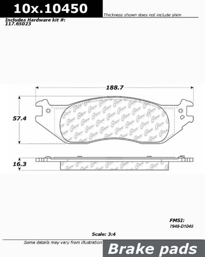 Pads Centric 106.10450