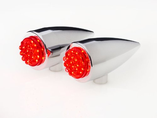 Lights Harrison Specialties ChromeTeardropRed