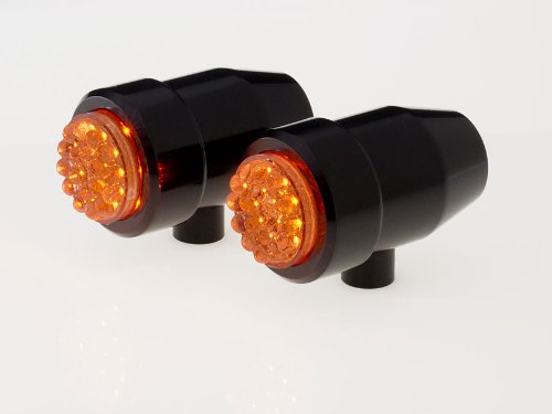 Turn Signal Assemblies & Lenses Harrison Specialties BlackTaperAmber