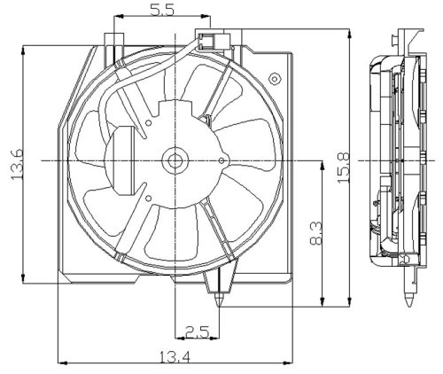 Fans Go-Part FS2V-15-035F