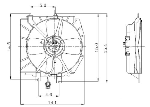 Fans Go-Part B6DN-15-150