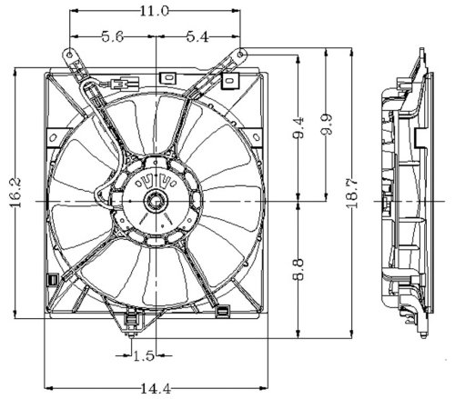 Fans Go-Part 16363-0A050