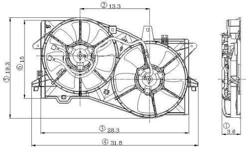 Fans Go-Part AJ51-15-025B