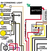 1961 & 1962 Chevy Corvette 11x17 Full Color Laminated Wiring Diagram Accessories Classic Car Wiring 1961CHVCVT