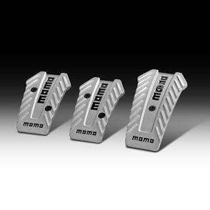 MOMO GTR2 Pedal Kit (Silver) Pedals & Pedal Accessories MOMO
