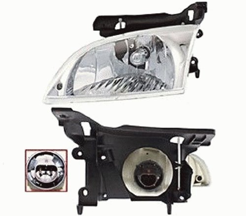 Chevrolet Cavalier 2000-2002 Headlight Left (Driver Side) Headlight Bulbs Discount Starter & Alternator 22666740