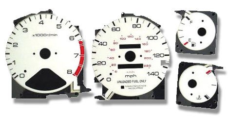 2-Color Glow Gauges Gauge Sets MimoUSA 1sc-EL-NS004A