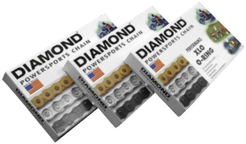 Diamond Chain Diamond 530STD Standard Rear Chain - 106 Links , Chain Length: 106, Chain Type: 530, Color: Natural, Chain Application: All XMC-1548-M-530-106 Chains Diamond XMC-1548-M-530-106