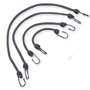 BikeMaster Bungee Cords - Heavy Duty - 24in. - 2 Hooks - Black 100124 Bungee Cords BikeMaster 10-0124