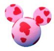 Antenna Toppers Disney DISMickeyHeartAT