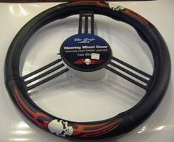 Skull Tribal Steering Wheel Cover Steering Accessories Pilot SWC-SW154
