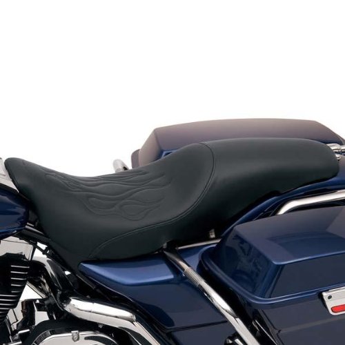 Saddlemen Tattoo Profiler Seat with Black Flame Stitch 807-11-0512 Complete Seats Saddlemen 807110512