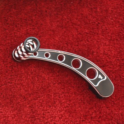 Battistinis Custom Cycles Billet Shifter Lever - Single - Black 19-456 Shifters Battistinis Custom Cycles 19-456