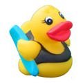Antenna Toppers  WADDuckSurferChickAT