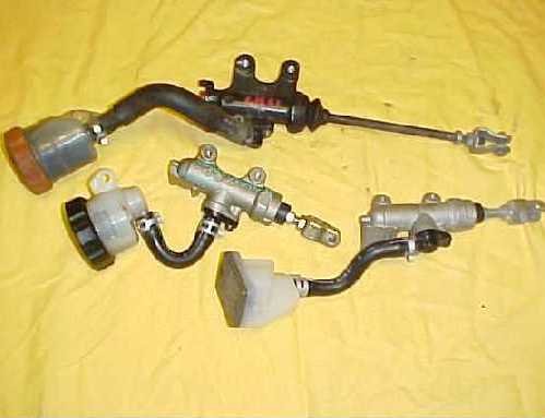 1987 Yamaha FZR 1000 Rear Brake Master Cylinder Controls Cycle Therapy YSLMSLHC9PA1