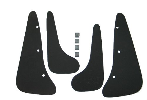 1997-2004 Corvette Smoke Tint Splash Guards Protective Shields Corvette Central 105093