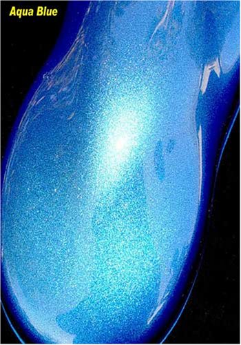 Stylin Basecoat + Reducer, Aqua Blue; 2 Quarts Body Paint Alsa ASB-04Q, AMR-2712-Q