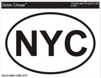 Decals New York UNIV-NC-82