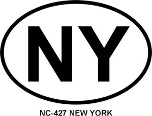 Decals New York UNIV-NC-427