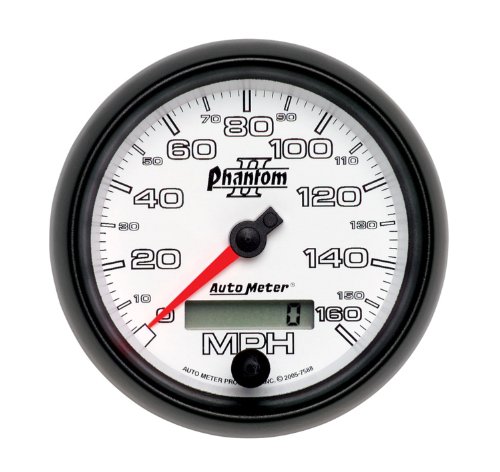 Auto Meter 7588 Phantom II 3-3/8 160 mph In-Dash Electric Programmable Speedometer Speedometers Auto Meter 7588