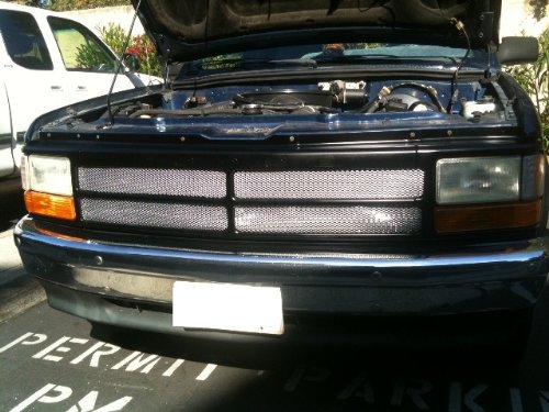 Dodge Dakota Chrome Mesh Grille Insert 91-96 92 93 94 95 Grille Inserts Autmotive Authority 10046