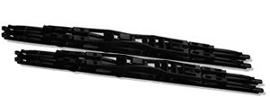 A Package of 2 Maximum Power Dual Wiper Blade - Black 18 Wiper Cowls WP02BKE