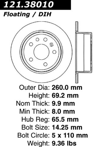 Rotors Centric 121.38010