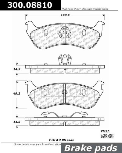 Brake Pads Centric 300.08810