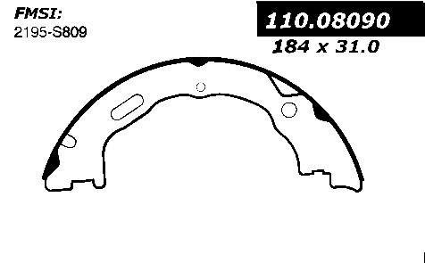 Parking Brake Centric 111.08090