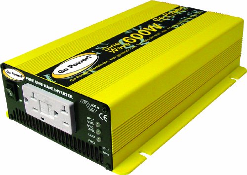 Go Power! GP-SW600-24 600-Watt Pure Sine Wave Inverter MP3 Player Accessories Go Power! GP-SW600-24