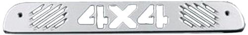 All Sales 76004P Polished Aluminum Billet Third Brake Light Cover Exterior Accessories All Sales 76004P