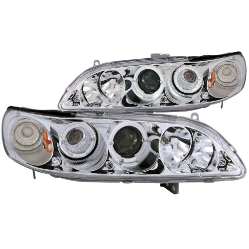 Anzo USA 121054 Honda Accord Projector with Halo Chrome Headlight Assembly - (Sold in Pairs) Headlight Assemblies AnzoUSA 121054
