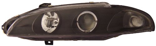 Anzo USA 121098 Mitsubishi Eclipse Projector with Halo Black Headlight Assembly - (Sold in Pairs) Headlight Assemblies AnzoUSA 121098