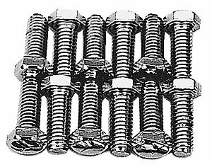 Trans-Dapt 7565 Vortec Chrome Intake Bolt Intake Manifolds & Parts Trans-Dapt Performance 7565