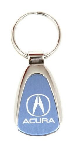 Acura Chrome/Blue Tear Drop Keychain Key Chains Wholesale Keychain KCB.ACU