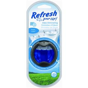 Refresh Scented Oil Diffuser Odor Eliminating Car Vent Air Freshener - Fresh Linen Scent Air Fresheners HandStands 9013