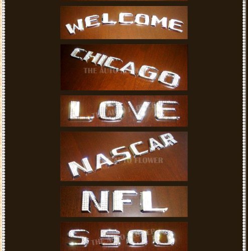 Exterior Accessories Auto Mates Iced Out Letters