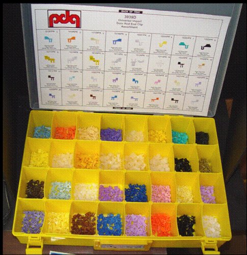 Large Tray Foreign Hood & Door Lock Clip Assortment Clips PDQ 3039T