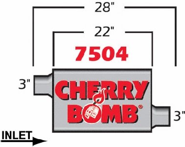 Mufflers Cherry Bomb 7504