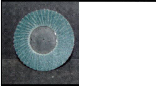 4 1/2 x 7/8 Hole 40 Grit Flap Discs with Rollocks Backing #2517T Sanders PDQ 2517T