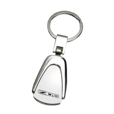 Corvette C6 Z06 505hp Logo Tear Drop Key Chain, Official Licensed Key Chains Corvette 1030855