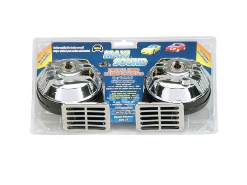 MAXI SOUND Horns - Chrome Electrical Wolo WOLO-325-2T