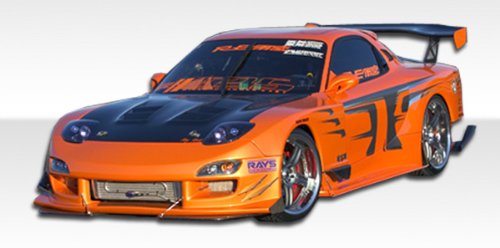 1993-1997 Mazda RX-7 Duraflex GT300 Wide Body Body Kit - 8 Piece - Includes a GT300 Wide Body Front Bumper Cover (101295) GT300 Wide Body Rear Bumper Cover (101297) GT300 Wide Body Side Skirts Rocker Panels (101299) GT300 Wide Body Front Fenders (101296) GT300 Wide Body Rear Fender Flares (101298) Body Duraflex 110645