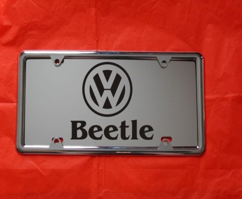 VW BEETLE LICENSE PLATE WITH FREE CHROME FRAME Frames HotSpotBuys VWLP
