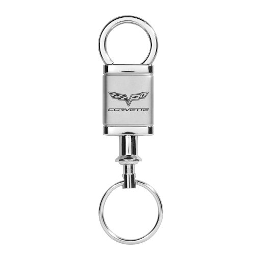 Corvette C6 Silver Valet Key Chain Key Chains Chevrolet KCV-COV6