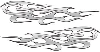 Bumper Stickers, Decals & Magnets  WSCFL062_SILVER_S