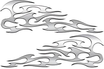 Decals Weston Signs WSCFL070_SILVER_S