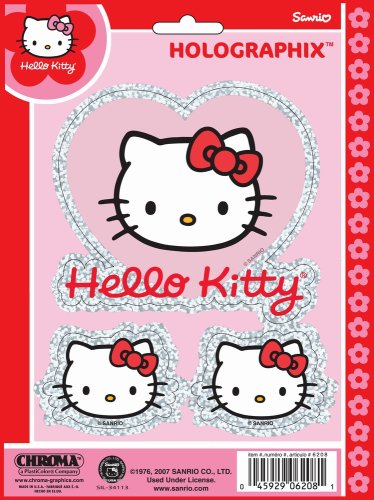 Hello Kitty Face Sanrio Holographic Decal Sticker Kit Decals Chroma Graphics