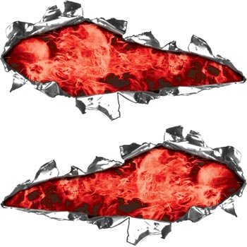 Decals Weston Signs WSCRIP_001_INFSKULLRED_S
