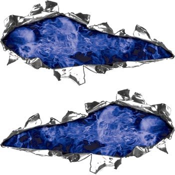 Decals Weston Signs WSCRIP_001_INFSKULLBLUE_S